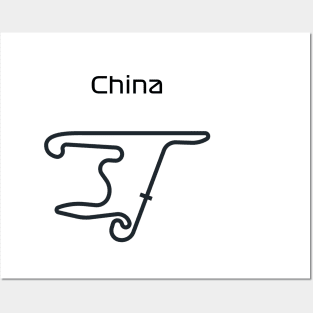 F1 china track design Posters and Art